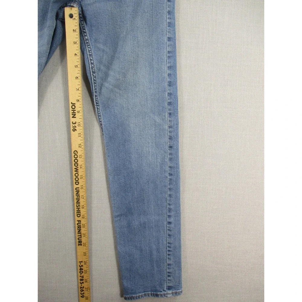 Old Navy Mens Slim Built-In Flex‎ Jeans Light Wash Denim Pants 28x30